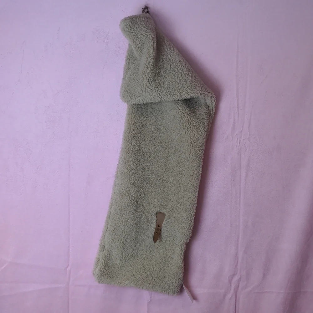 Madison 88 Faux Fur Neutral Cozy Scarf Wrap